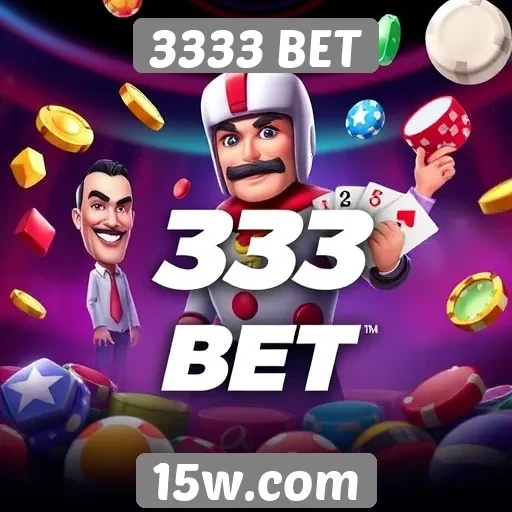 Variedade de jogos oferecidos pelo 3333 BET